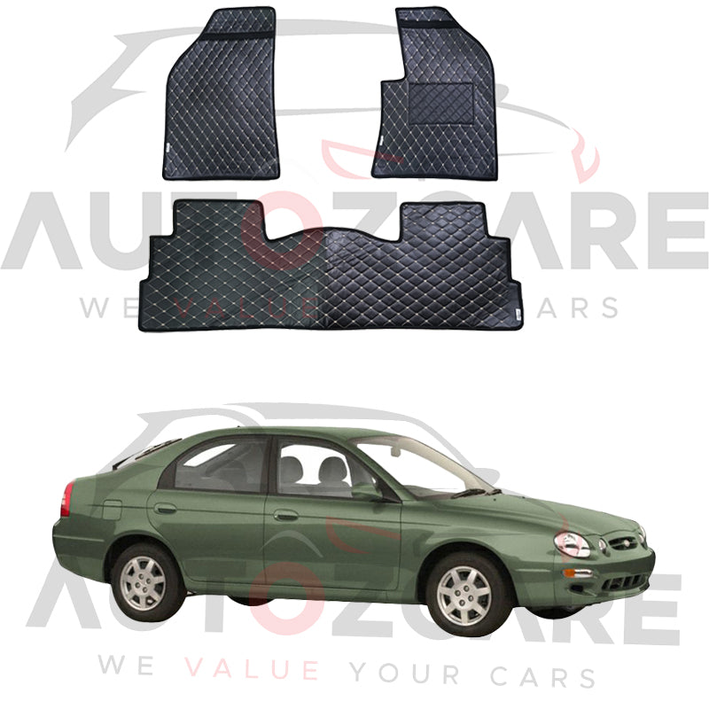 Kia Spectra 7D Floor Mat ( Flat Style ) 3PCS - Model 2000-2001