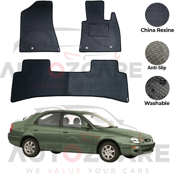 Kia Spectra China Rexine Floor Mat 3PCS - Model 2000-2001