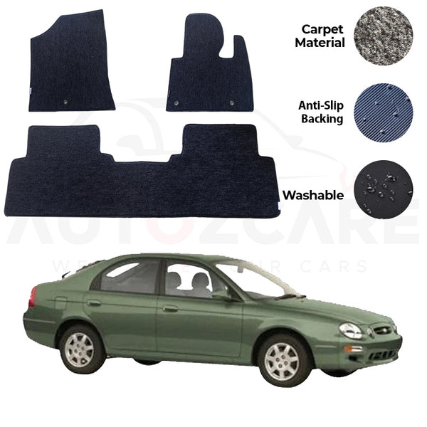 Kia Spectra Fitting Carpet Floor Mat 3PCS - Model 2000-2001