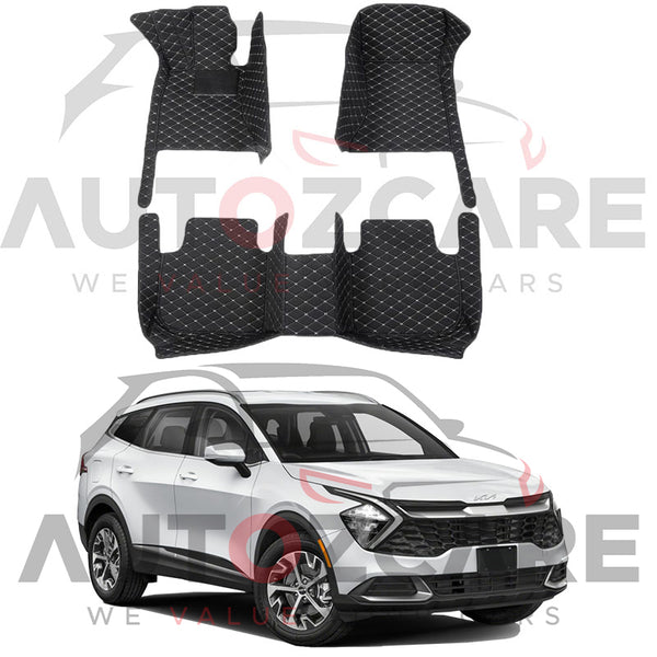 Kia Sportage 7D Floor Mat (Tray Style) 3PCS - Model 2025