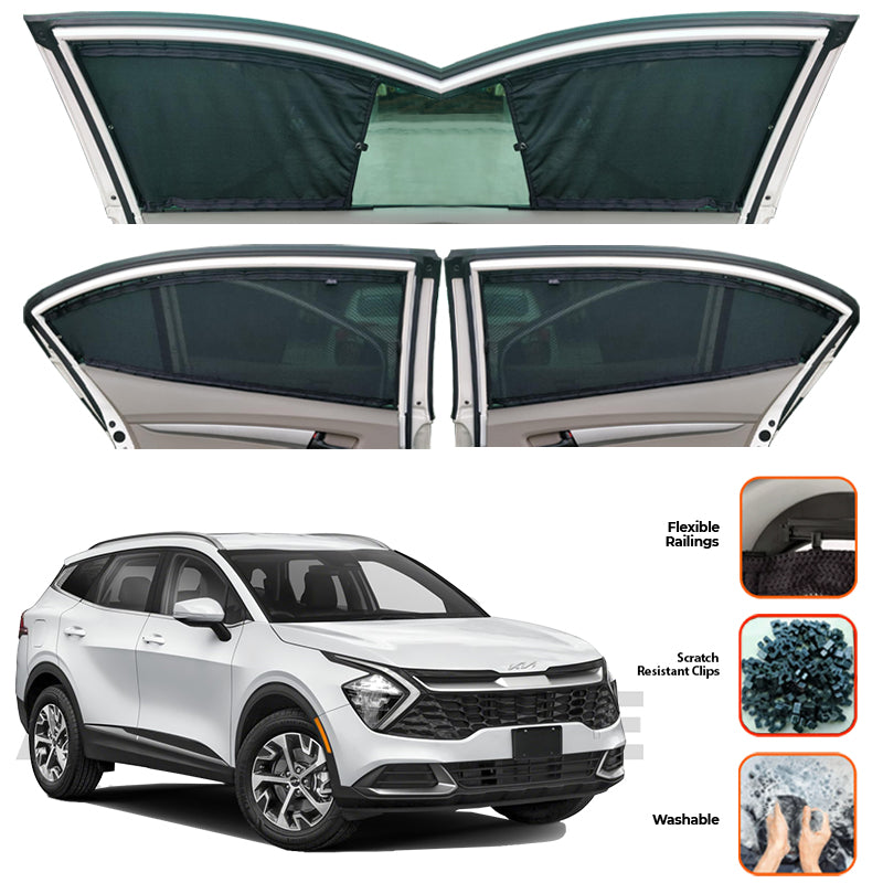 Kia Sportage Custom Car Sliding Curtains - Model 2025