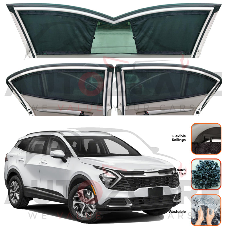 Kia Sportage Custom Car Sliding Curtains - Model 2025