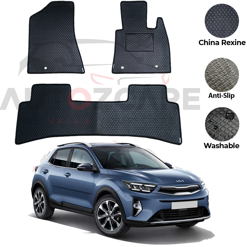 Kia Stonic China Rexine Floor Mat 3PCS - Model 2021-2025