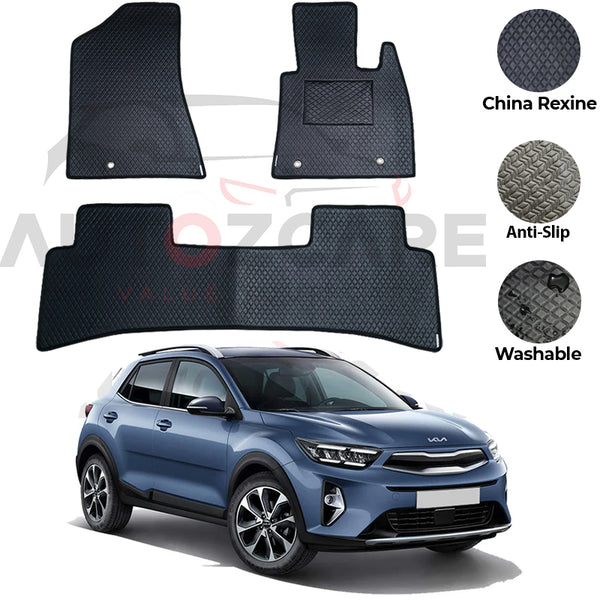 Kia Stonic China Rexine Floor Mat 3PCS - Model 2021-2025