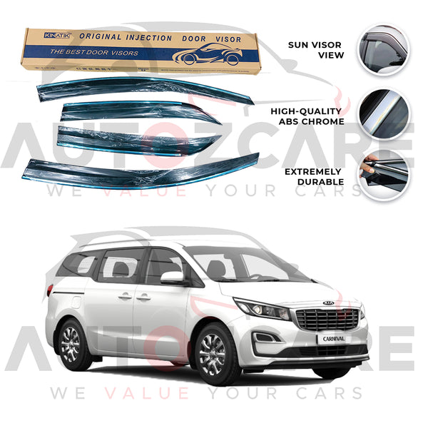 Kia Grand Carnival Air press sun visor with chrome - Model 2018-2020