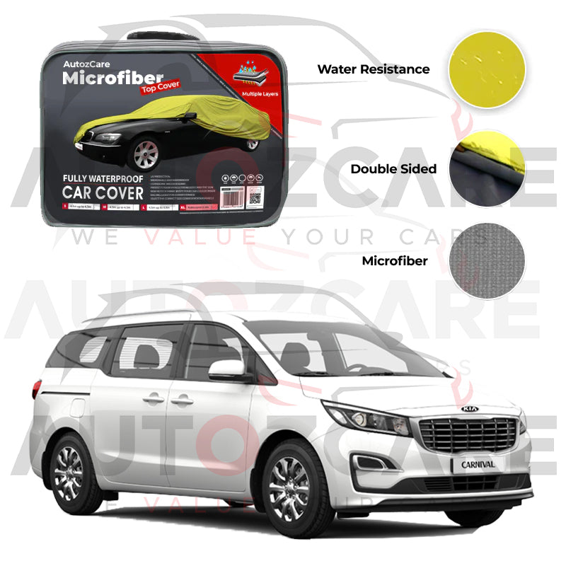 Kia Grand Carnival Microfiber Car Top Cover - Model 2018-2020