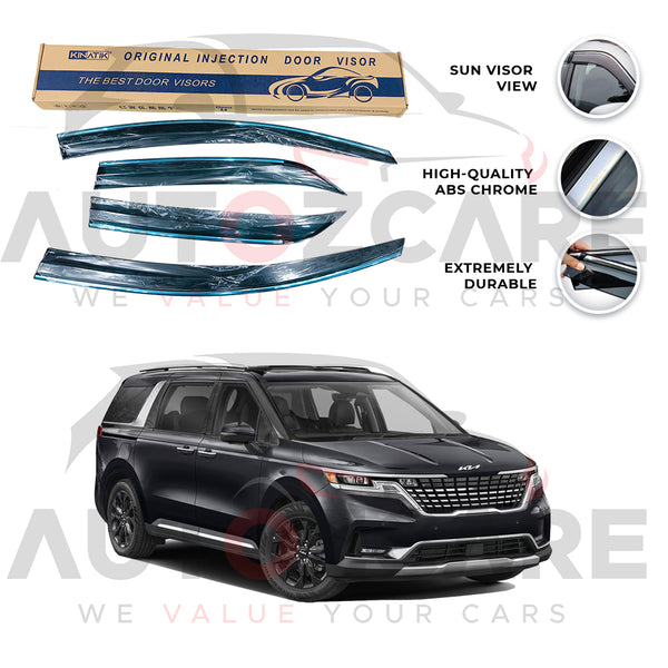 Kia Grand Carnival Air press sun visor with chrome - Model 2021-2025