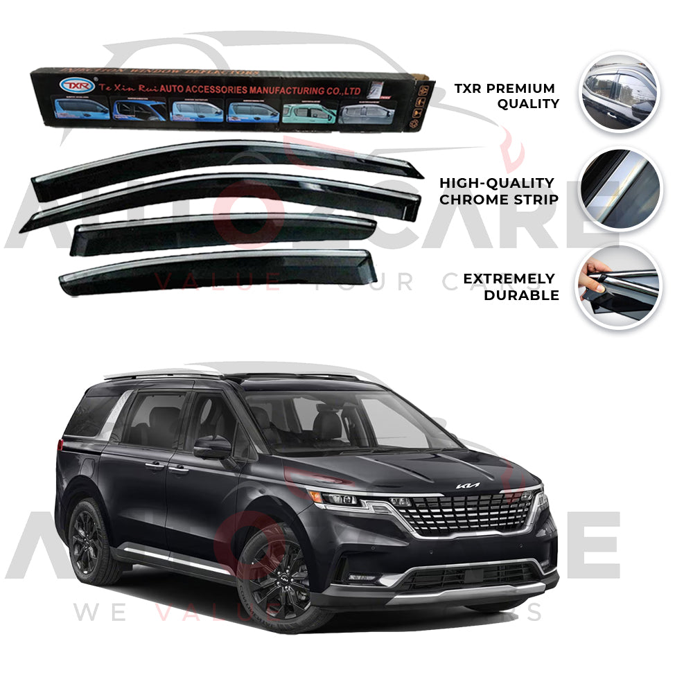Kia Grand Carnival TXR Air press sun visor with chrome - Model 2021 -2025