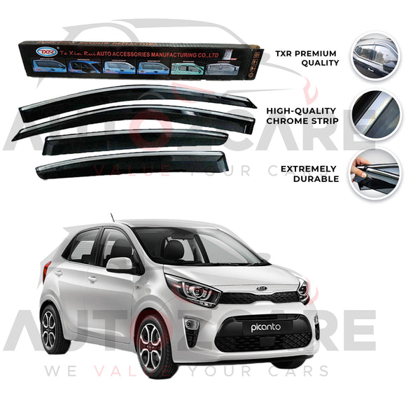 KIA Picanto TRX Air press sun visor with chrome - Model 2019-2025