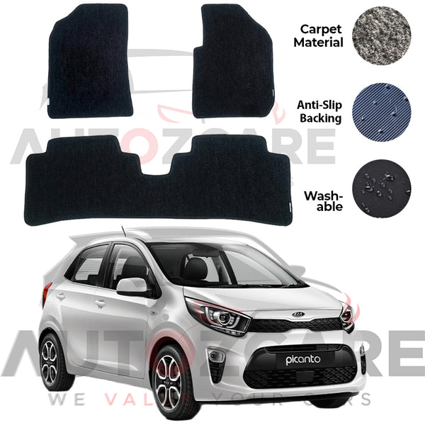 Kia Picanto Fitting Carpet Floor Mat 3PCS - Model 2019-2025
