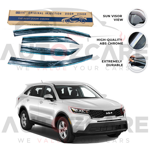 Kia Sorento Air press sun visor with chrome - Model 2021-2024