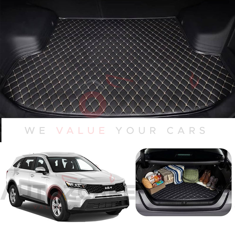 Kia Sorento 7D Custom Car Trunk Mat - Model 2021-2024