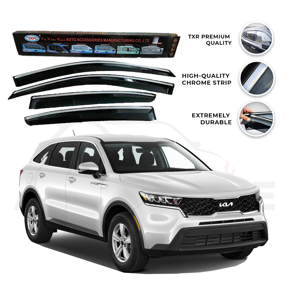 Kia Sorento TXR Air press sun visor with chrome - Model 2021-2024