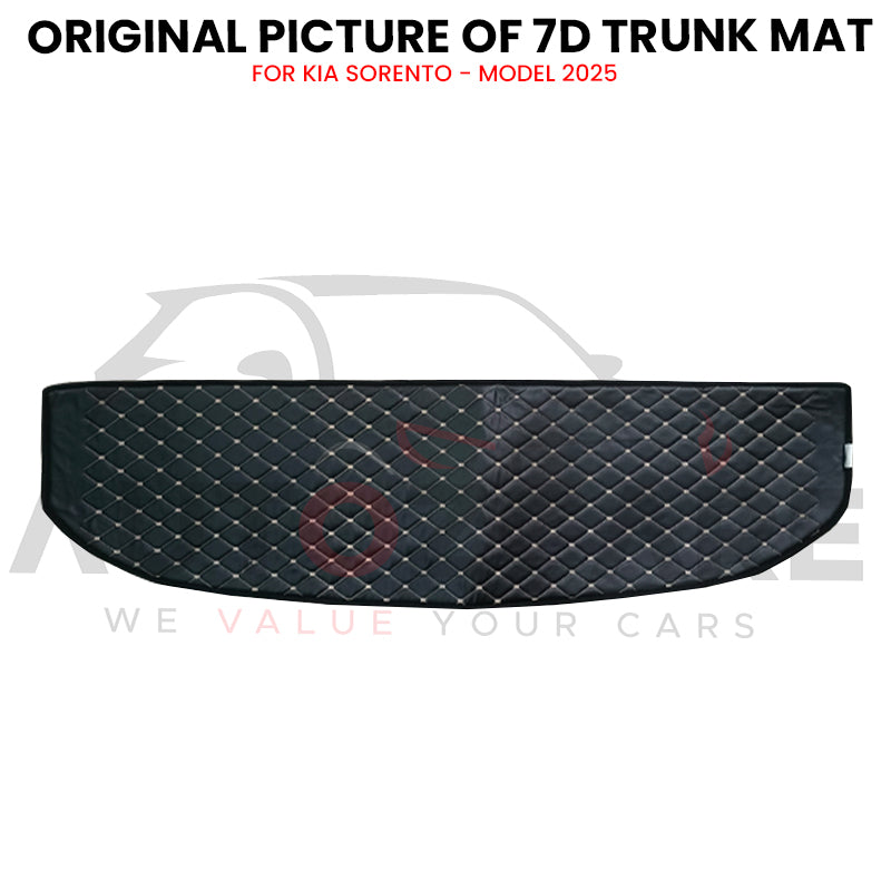 Kia Sorento 7D Custom Car Trunk Mat - Model 2025
