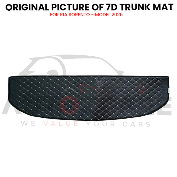 Kia Sorento 7D Custom Car Trunk Mat - Model 2025