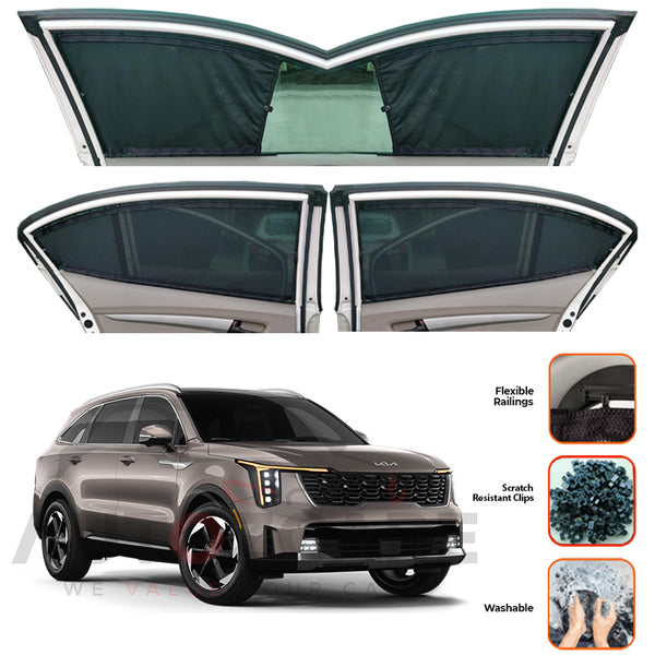 Kia Sorento Custom Car Sliding Curtains - Model 2025