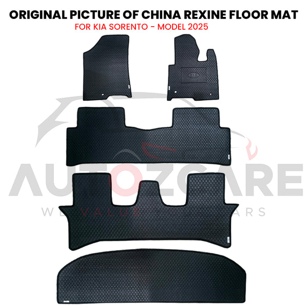 Kia Sorento China Rexine Floor Mat 5PCS - Model 2025