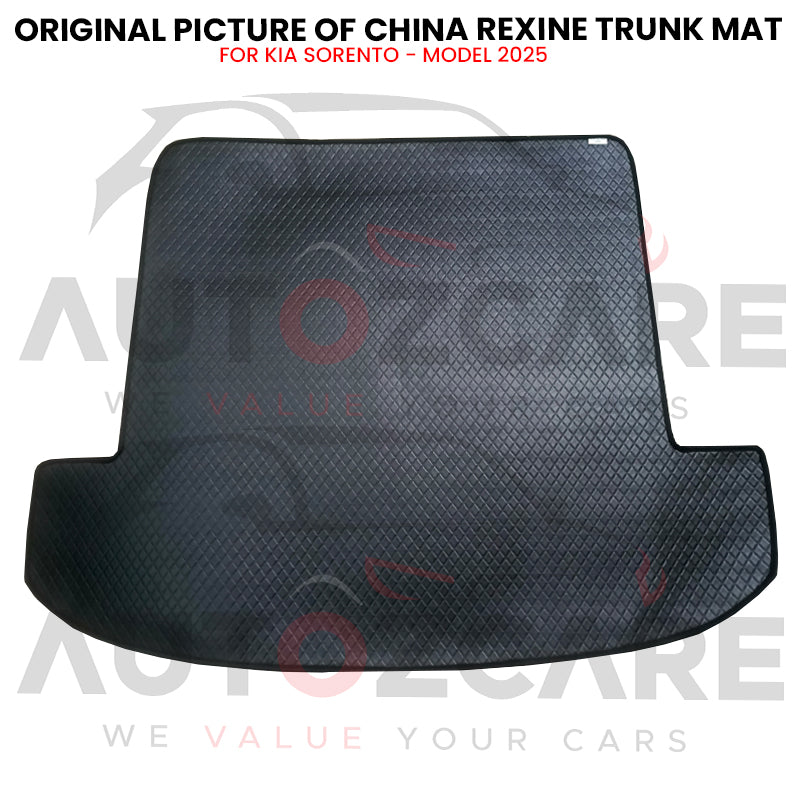 Kia Sorento China Rexine Custom-Size Trunk Mat - Model 2025