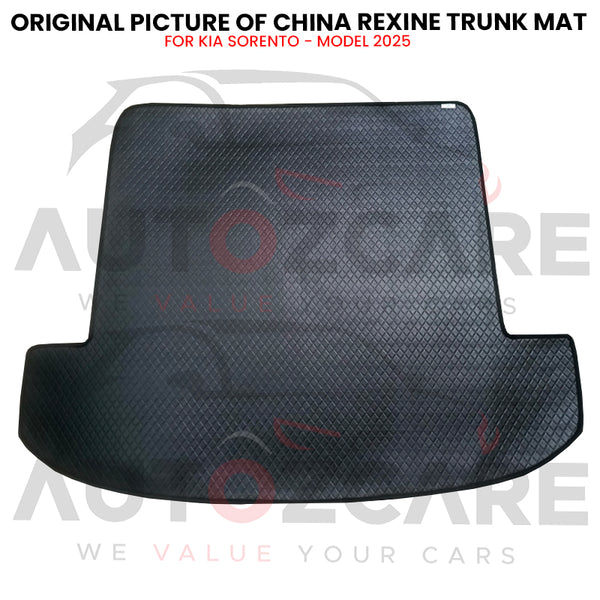Kia Sorento China Rexine Custom-Size Trunk Mat - Model 2025