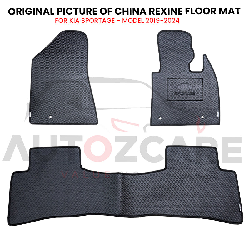Kia Sportage China Rexine Floor Mat 3PCS - Model 2019-2024