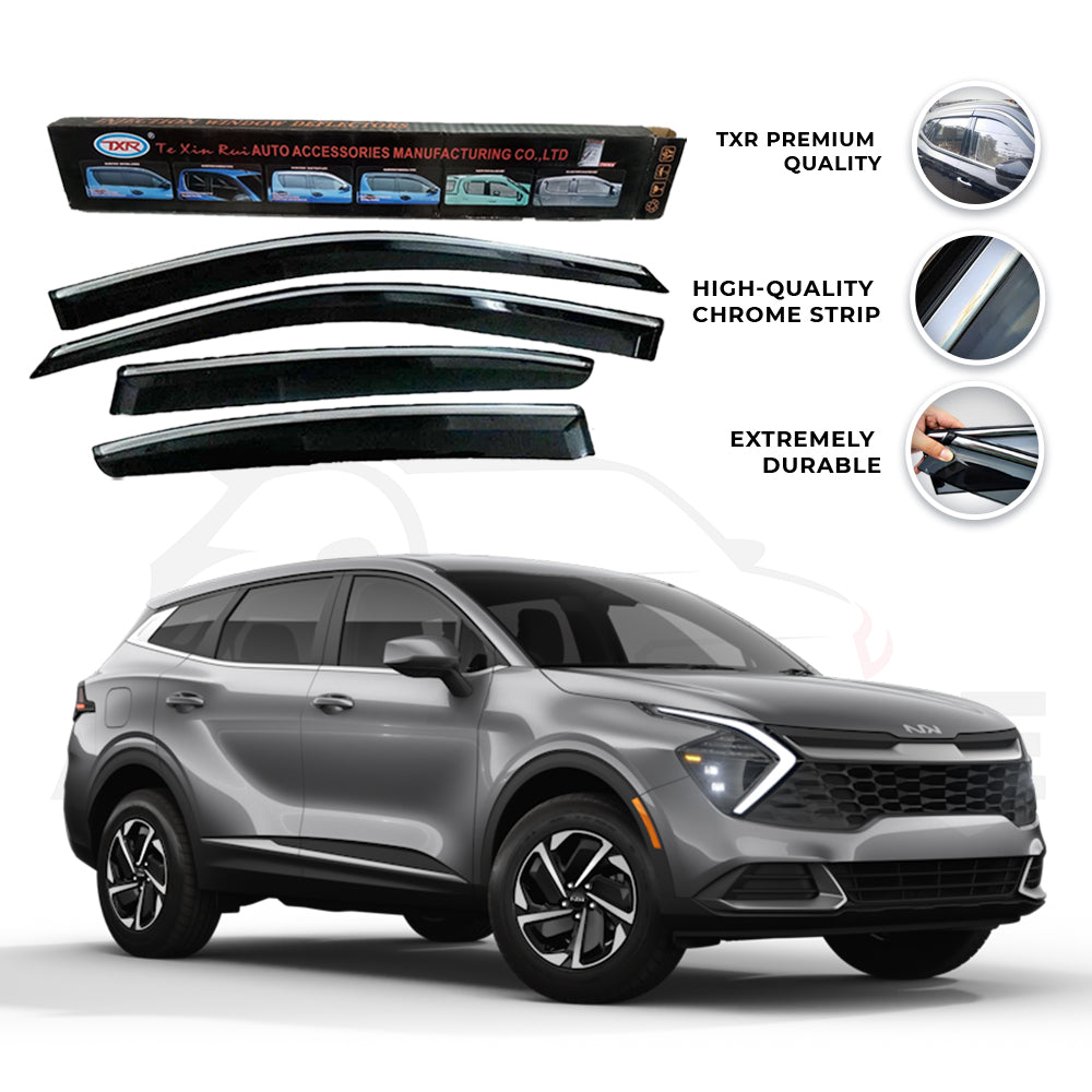 Kia Sportage TXR Air press sun visor with chrome model 2019- 2025