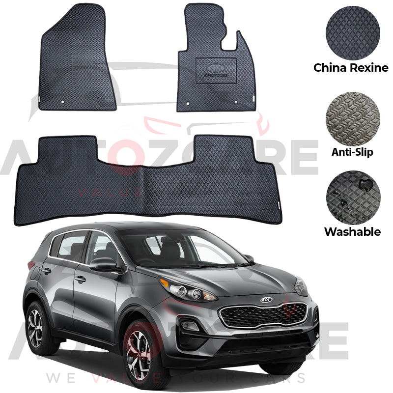 Kia Sportage China Rexine Floor Mat 3PCS - Model 2019-2024
