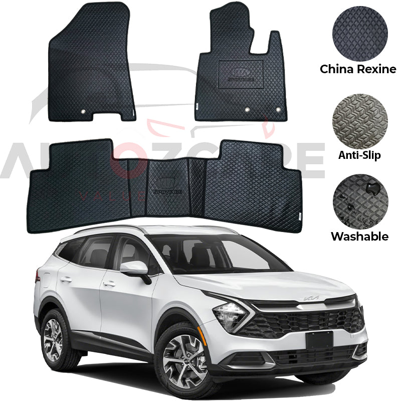 Kia Sportage China Rexine Floor Mat 3PCS - Model 2025