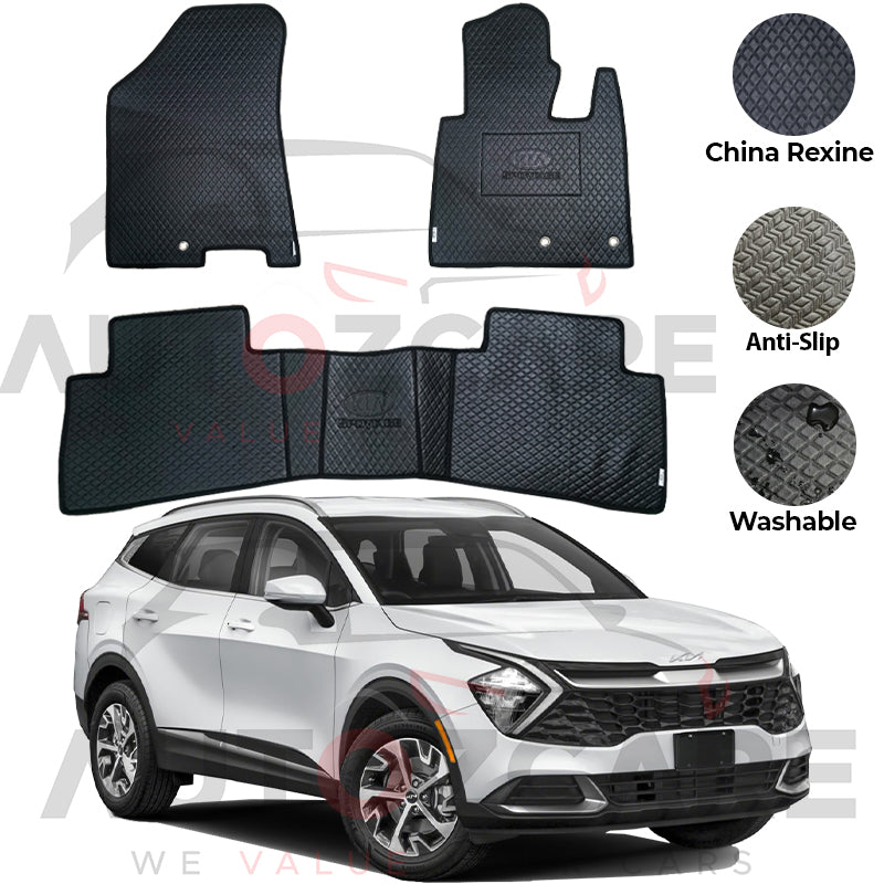 Kia Sportage China Rexine Floor Mat 3PCS - Model 2025