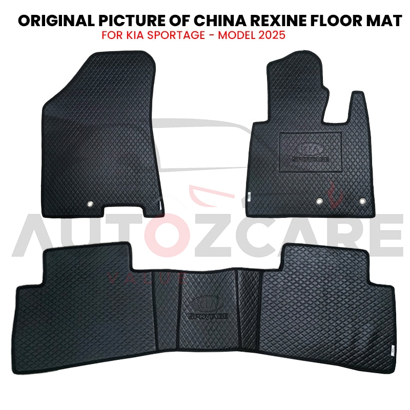 Kia Sportage China Rexine Floor Mat 3PCS - Model 2025