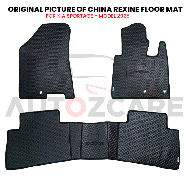 Kia Sportage China Rexine Floor Mat 3PCS - Model 2025