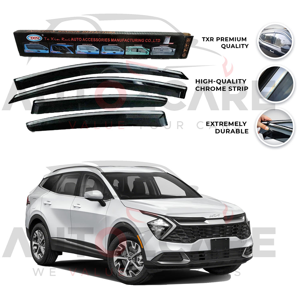 Kia Sportage TXR Air press sun visor with chrome - Model 2025