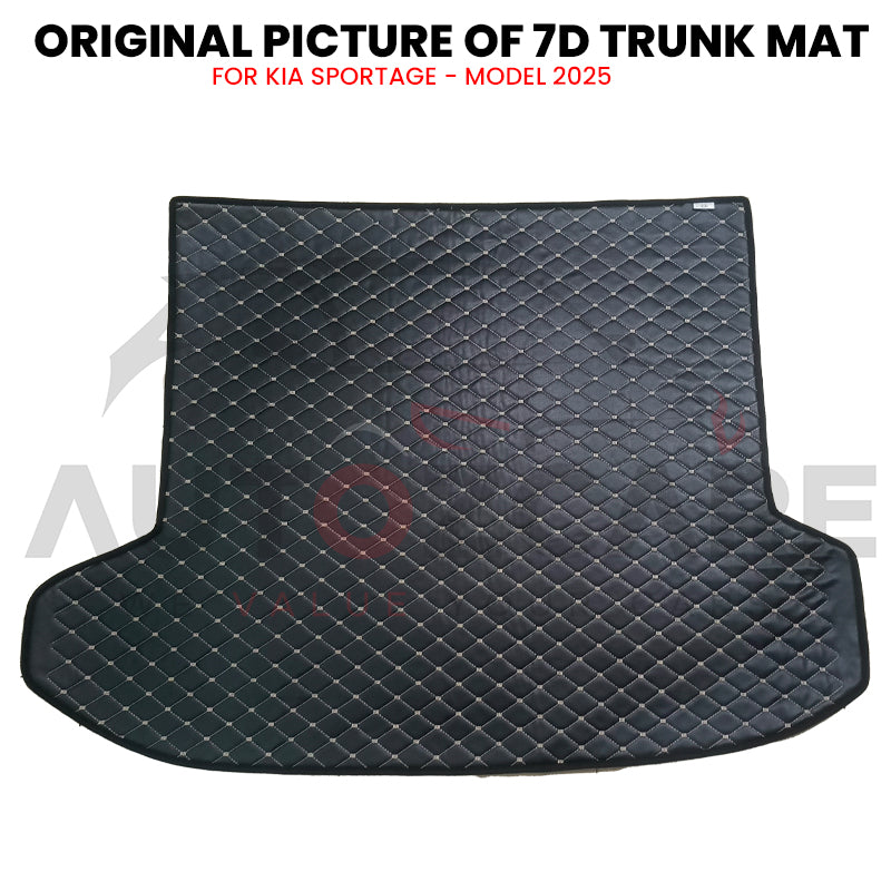 Kia Sportage 7D Custom Car Trunk Mat - Model 2025