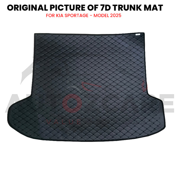 Kia Sportage 7D Custom Car Trunk Mat - Model 2025