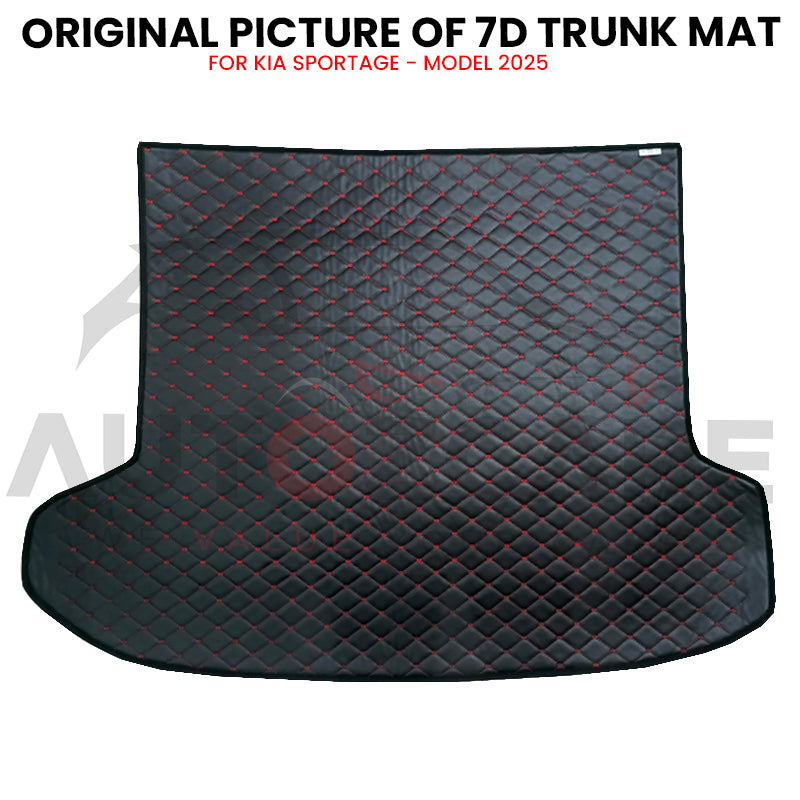 Kia Sportage 7D Custom Car Trunk Mat - Model 2025