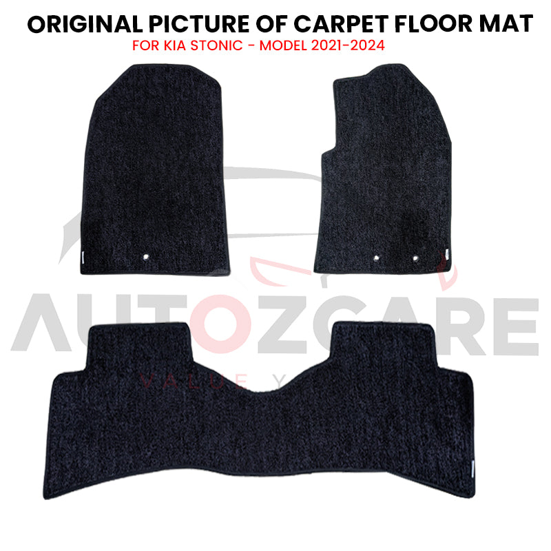 Kia Stonic Genuine Fitting Carpet Floor Mat 3PCS - Model 2021-2025