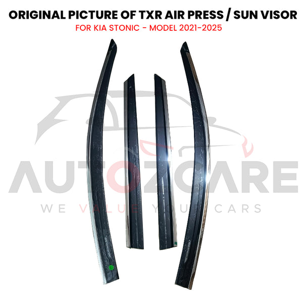 Kia Stonic TXR Air press sun visor with chrome - Model 2021-2025