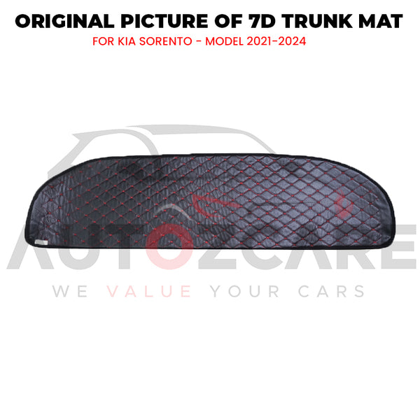 Kia Sorento 7D Custom Car Trunk Mat - Model 2021-2024