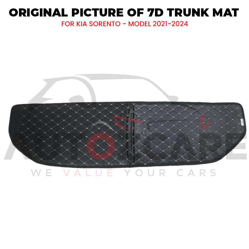 Kia Sorento 7D Custom Car Trunk Mat - Model 2021-2024