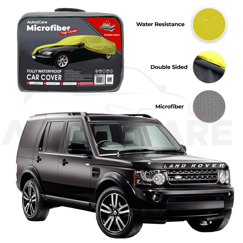 Land Rover Discovery 4 Microfiber Car Top Cover - Model 2013-2018 - AutozCare Pakistan