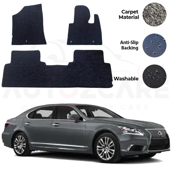 Lexus LS 600 Fitting Carpet Floor Mat 3PCS - Model