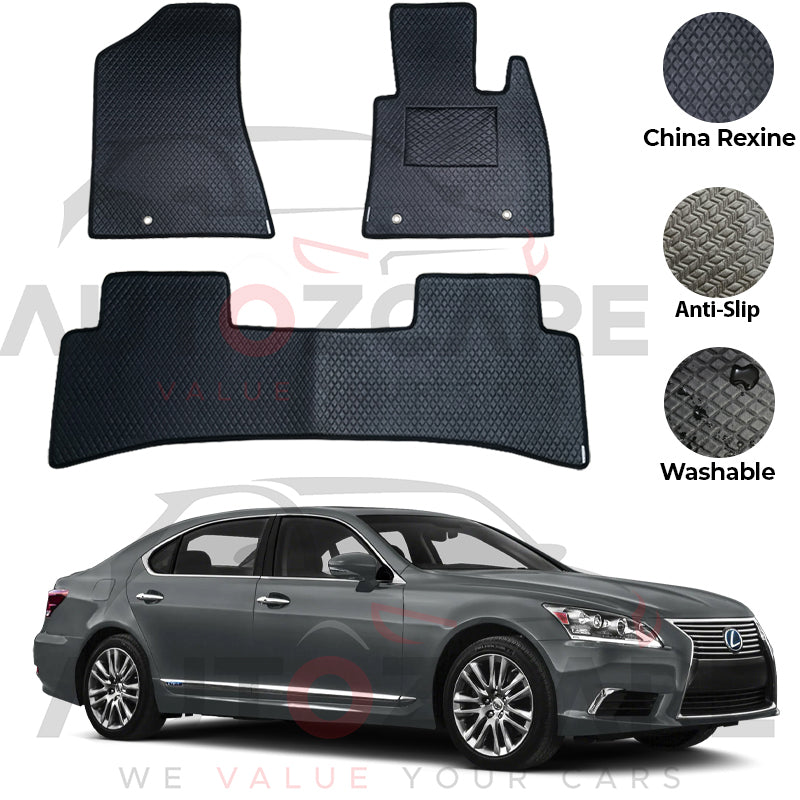 Lexus LS 600 China Rexine Floor Mat  - Model 2010-2025