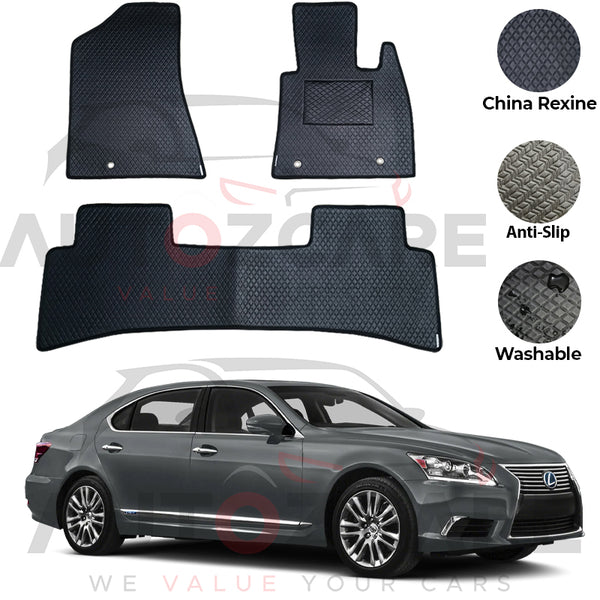 Lexus LS 600 China Rexine Floor Mat  - Model 2010-2025