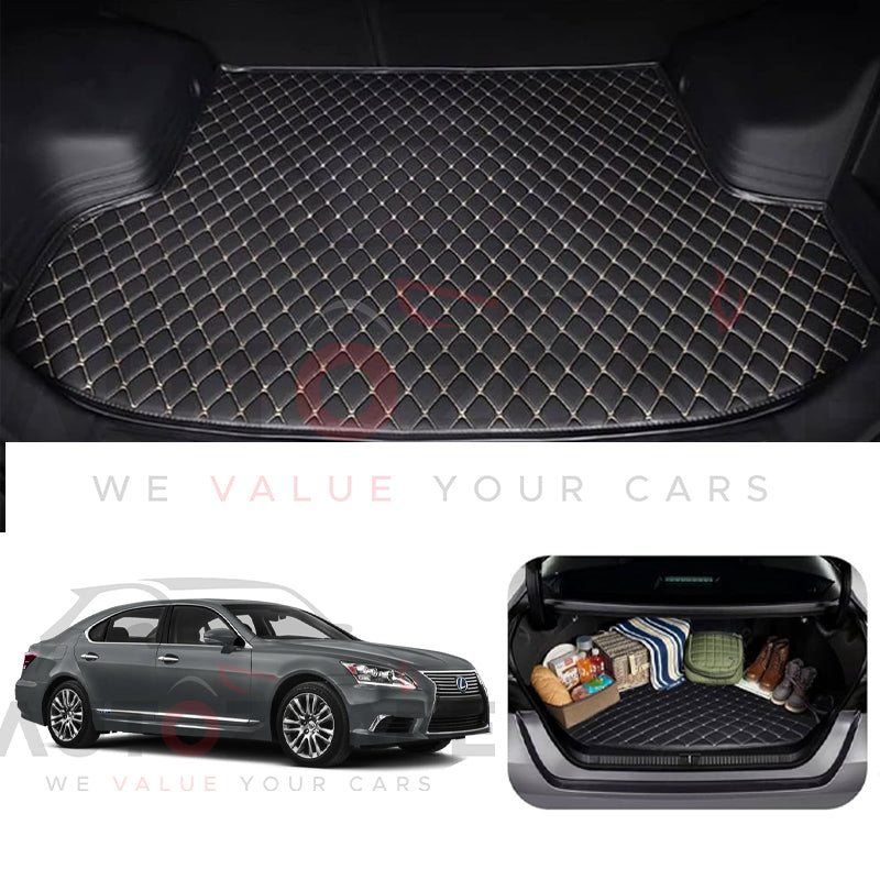 Lexus LS 600 7D Custom Car Trunk Mat - Model 2010-2025