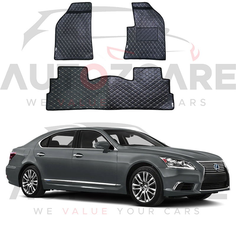 Lexus LS 600 7D Floor Mat ( Flat Style ) - Model 2010-2025