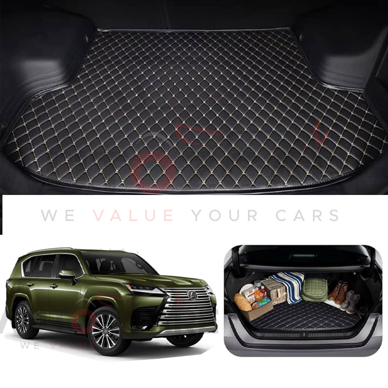 Lexus LX 600 7D Custom Car Trunk Mat - Model 2021-2025
