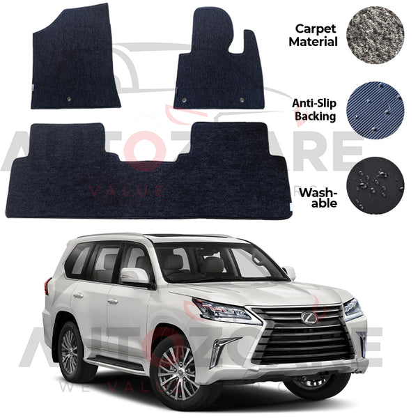 Lexus LX 570 Genuine Fitting Carpet Floor Mat - Model 2007-2021