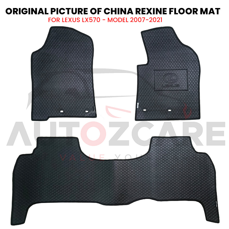 Lexus LX 570 China Rexine Floor Mat  - Model 2007-2021