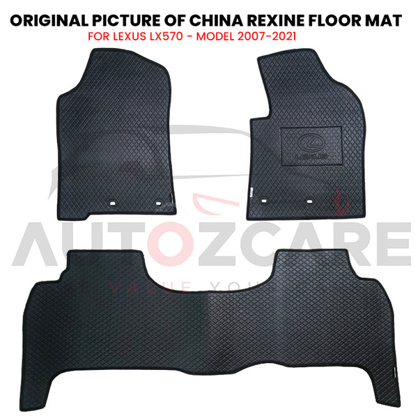 Lexus LX 570 China Rexine Floor Mat  - Model 2007-2021