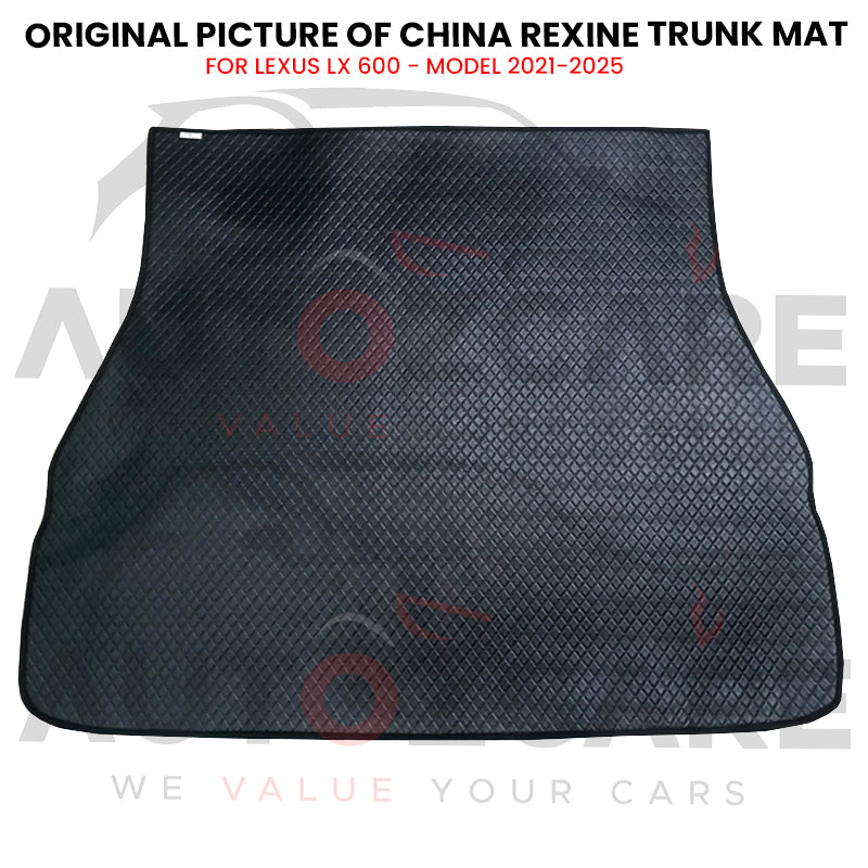 Lexus LX 600 China Rexine Custom-Size Trunk Mat - Model 2021-2025