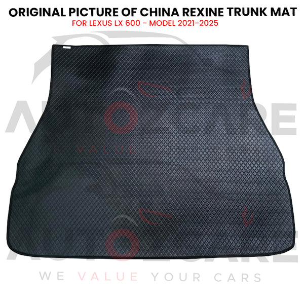 Lexus LX 600 China Rexine Custom-Size Trunk Mat - Model 2021-2025